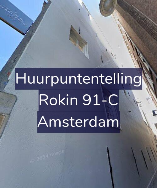 Foto gevel Huurpuntentelling voor Rokin 91-C, Amsterdam
