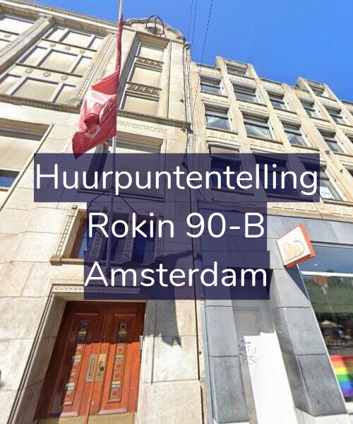 Foto gevel Huurpuntentelling voor Rokin 90-B, Amsterdam