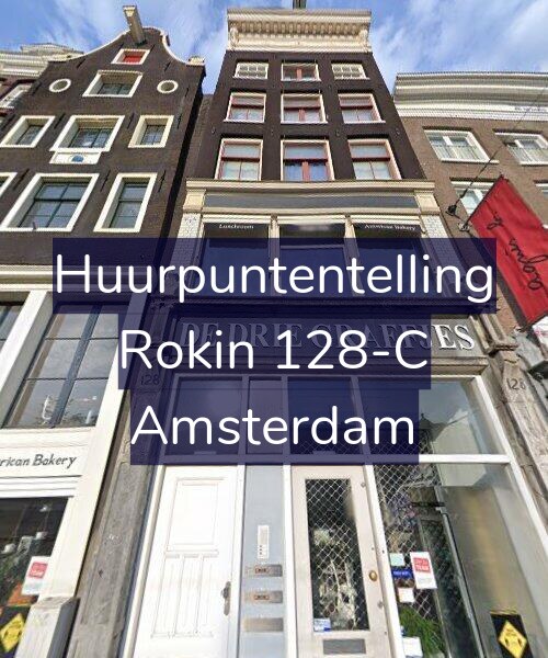 Foto gevel Huurpuntentelling voor Rokin 128-C, Amsterdam