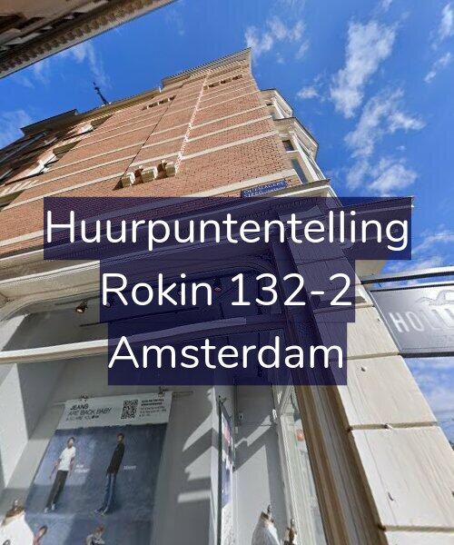Foto gevel Huurpuntentelling voor Rokin 132-2, Amsterdam