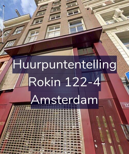 Foto gevel Huurpuntentelling voor Rokin 122-4, Amsterdam