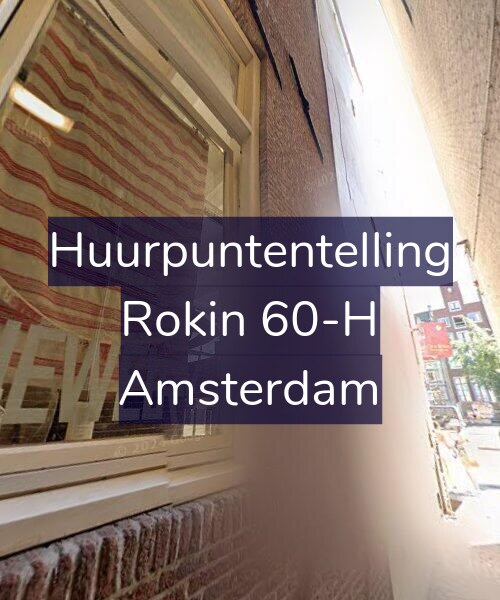 Foto gevel Huurpuntentelling voor Rokin 60-H, Amsterdam