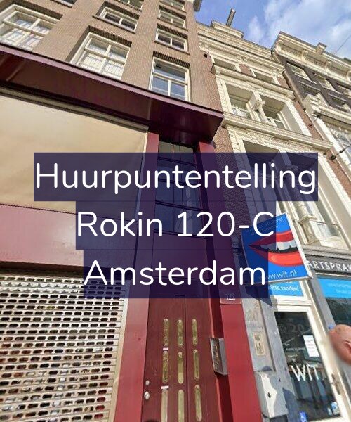 Foto gevel Huurpuntentelling voor Rokin 120-C, Amsterdam
