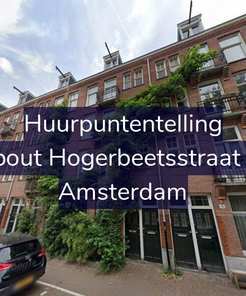 Foto gevel Huurpuntentelling voor Rombout Hogerbeetsstraat 13-H, Amsterdam