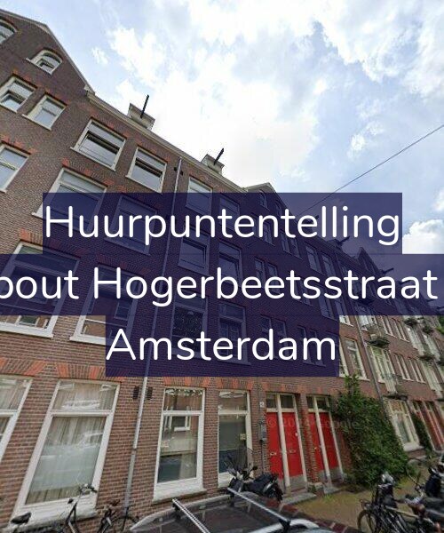 Foto gevel Huurpuntentelling voor Rombout Hogerbeetsstraat 85-1, Amsterdam