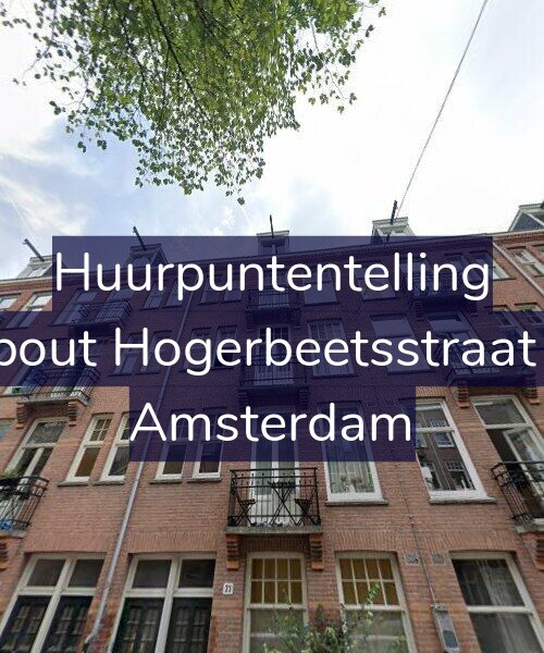 Foto gevel Huurpuntentelling voor Rombout Hogerbeetsstraat 23-3, Amsterdam