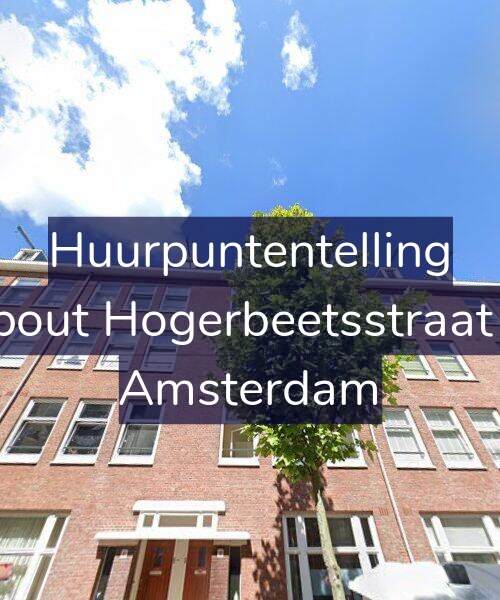 Foto gevel Huurpuntentelling voor Rombout Hogerbeetsstraat 58-2, Amsterdam