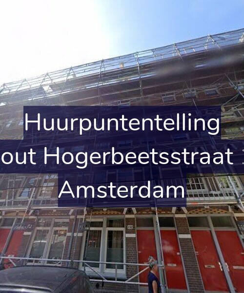 Foto gevel Huurpuntentelling voor Rombout Hogerbeetsstraat 132-1, Amsterdam