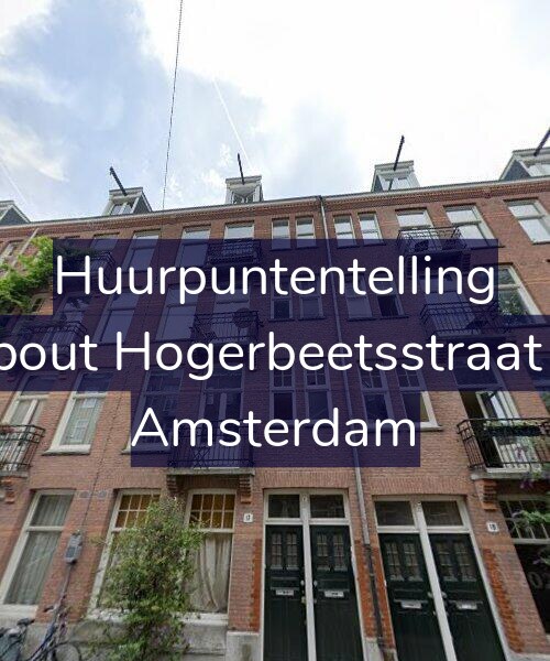 Foto gevel Huurpuntentelling voor Rombout Hogerbeetsstraat 17-1, Amsterdam