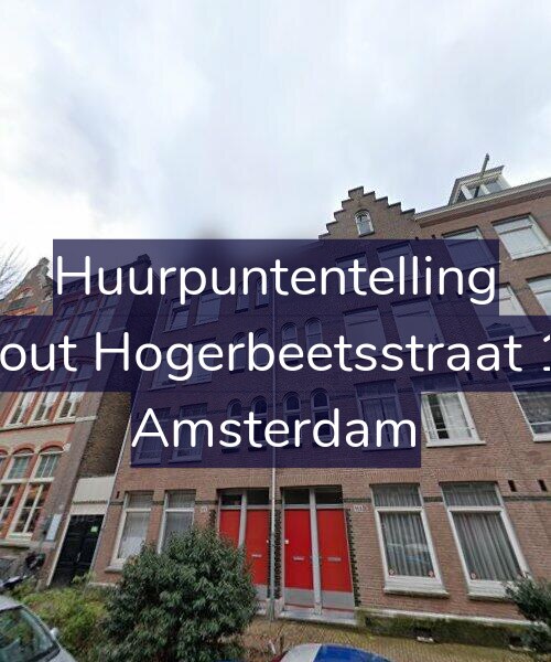 Foto gevel Huurpuntentelling voor Rombout Hogerbeetsstraat 111-H, Amsterdam