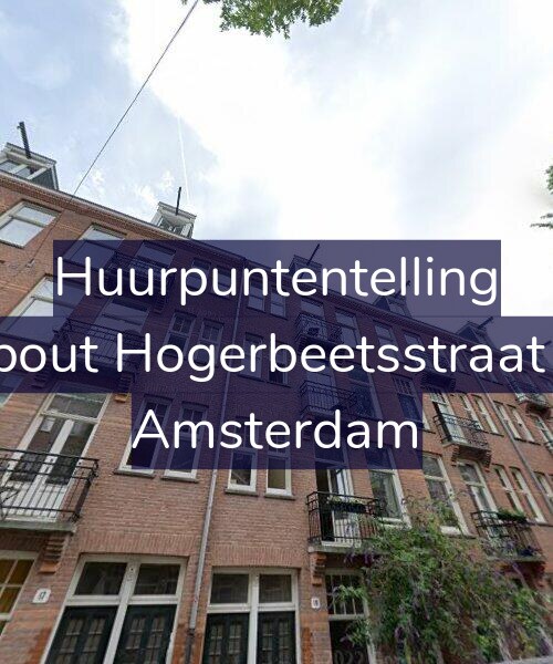 Foto gevel Huurpuntentelling voor Rombout Hogerbeetsstraat 19-2, Amsterdam