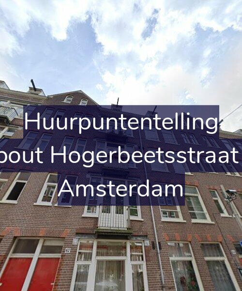 Foto gevel Huurpuntentelling voor Rombout Hogerbeetsstraat 67-2, Amsterdam