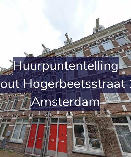 Foto gevel Huurpuntentelling voor Rombout Hogerbeetsstraat 102-2, Amsterdam