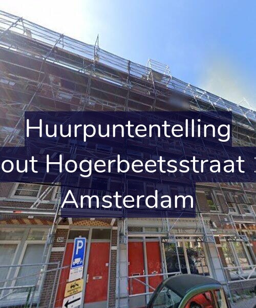 Foto gevel Huurpuntentelling voor Rombout Hogerbeetsstraat 118-3, Amsterdam