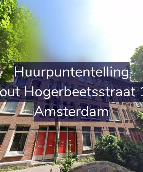 Foto gevel Huurpuntentelling voor Rombout Hogerbeetsstraat 129-H, Amsterdam