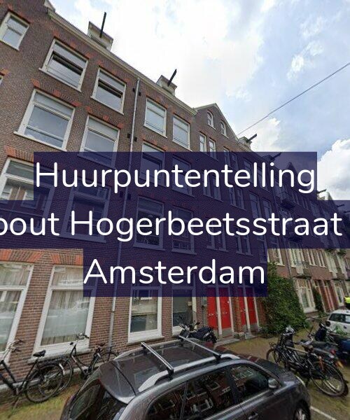 Foto gevel Huurpuntentelling voor Rombout Hogerbeetsstraat 85-H, Amsterdam