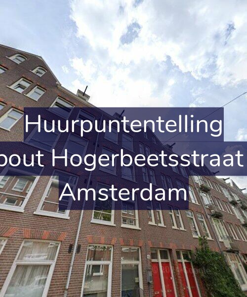 Foto gevel Huurpuntentelling voor Rombout Hogerbeetsstraat 85-2, Amsterdam