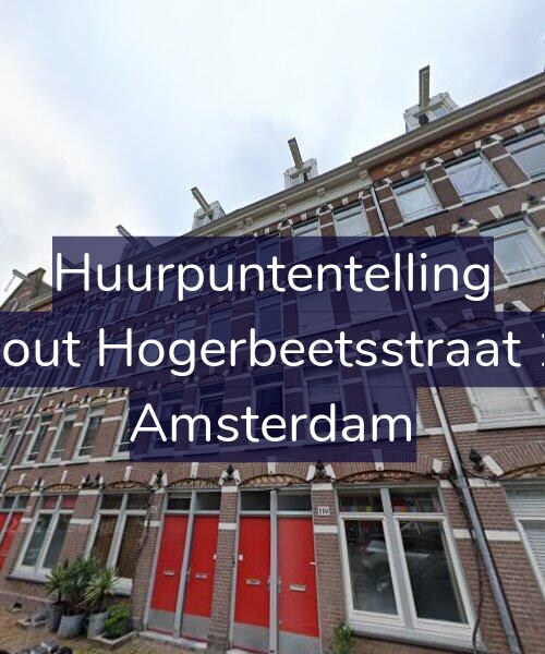 Foto gevel Huurpuntentelling voor Rombout Hogerbeetsstraat 110-2, Amsterdam