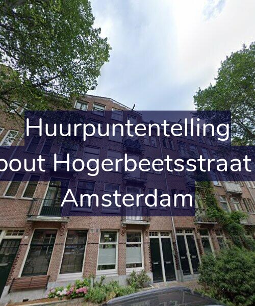 Foto gevel Huurpuntentelling voor Rombout Hogerbeetsstraat 10-2, Amsterdam