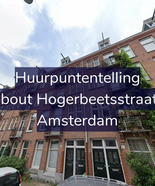 Foto gevel Huurpuntentelling voor Rombout Hogerbeetsstraat 9-1, Amsterdam