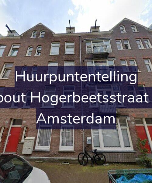 Foto gevel Huurpuntentelling voor Rombout Hogerbeetsstraat 63-H, Amsterdam