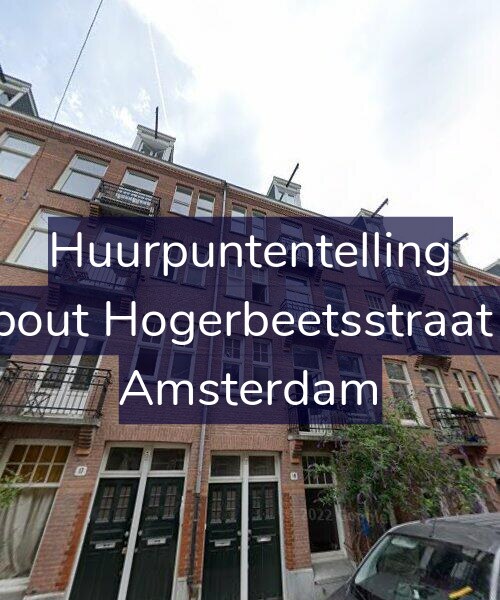 Foto gevel Huurpuntentelling voor Rombout Hogerbeetsstraat 19-4, Amsterdam