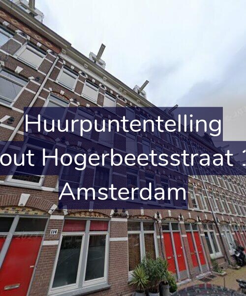 Foto gevel Huurpuntentelling voor Rombout Hogerbeetsstraat 112-H, Amsterdam