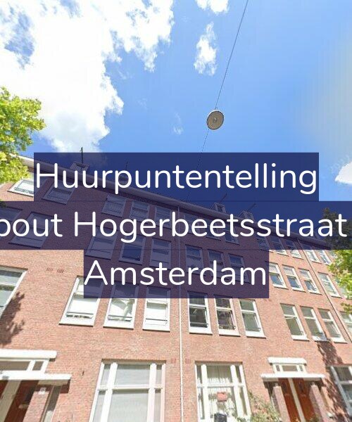 Foto gevel Huurpuntentelling voor Rombout Hogerbeetsstraat 60-2, Amsterdam
