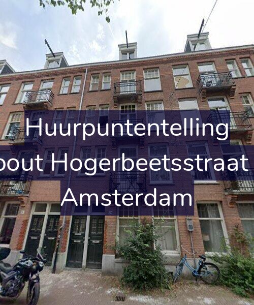 Foto gevel Huurpuntentelling voor Rombout Hogerbeetsstraat 23-H, Amsterdam