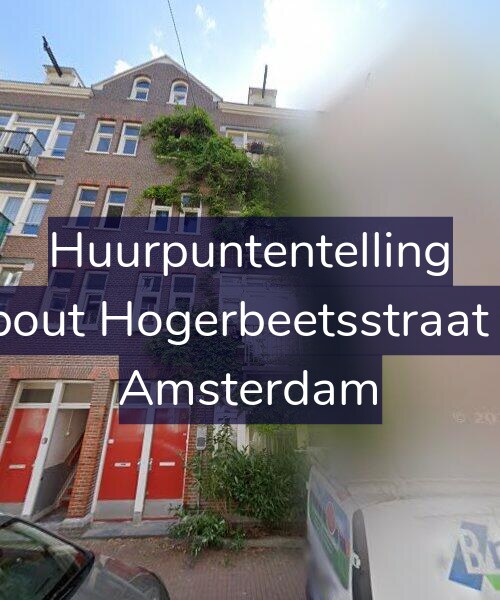 Foto gevel Huurpuntentelling voor Rombout Hogerbeetsstraat 95-H, Amsterdam