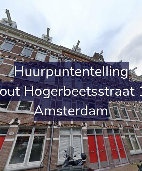 Foto gevel Huurpuntentelling voor Rombout Hogerbeetsstraat 108-H, Amsterdam