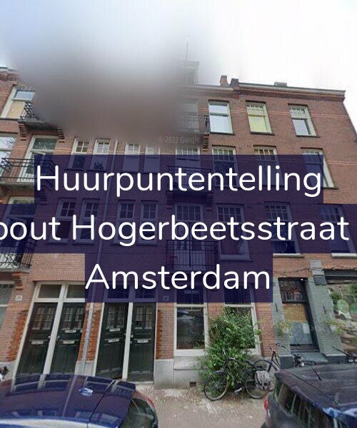 Foto gevel Huurpuntentelling voor Rombout Hogerbeetsstraat 27-H, Amsterdam