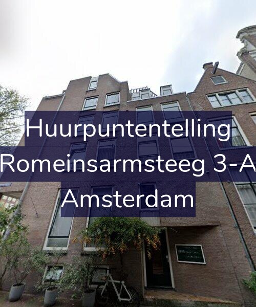 Foto gevel Huurpuntentelling voor Romeinsarmsteeg 3-A, Amsterdam
