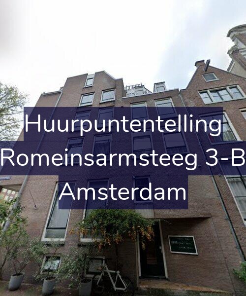 Foto gevel Huurpuntentelling voor Romeinsarmsteeg 3-B, Amsterdam