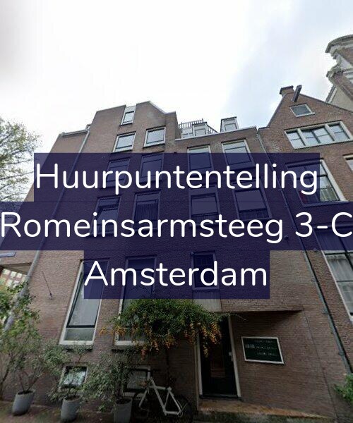 Foto gevel Huurpuntentelling voor Romeinsarmsteeg 3-C, Amsterdam