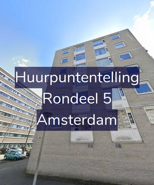 Foto gevel Huurpuntentelling voor Rondeel 5, Amsterdam