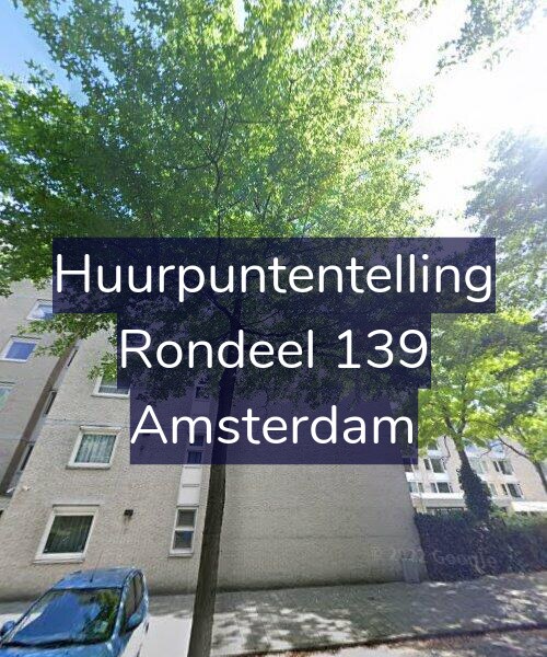 Foto gevel Huurpuntentelling voor Rondeel 139, Amsterdam