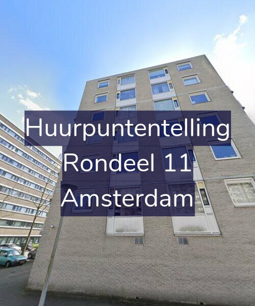 Foto gevel Huurpuntentelling voor Rondeel 11, Amsterdam