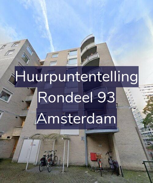 Foto gevel Huurpuntentelling voor Rondeel 93, Amsterdam