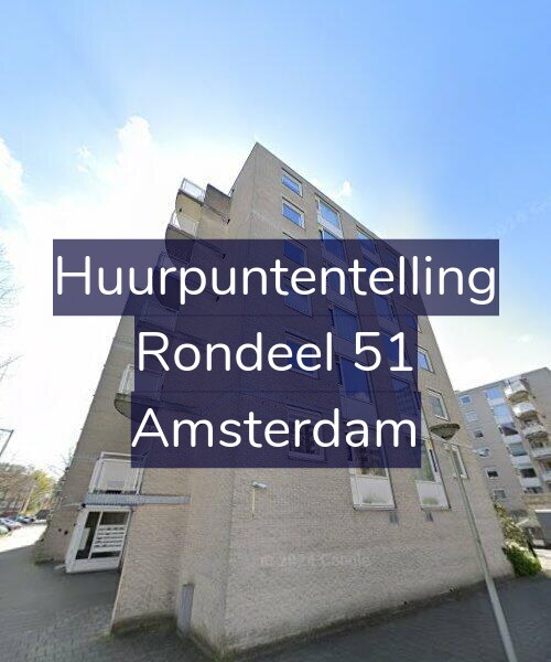 Foto gevel Huurpuntentelling voor Rondeel 51, Amsterdam