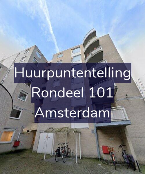 Foto gevel Huurpuntentelling voor Rondeel 101, Amsterdam