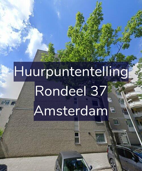 Foto gevel Huurpuntentelling voor Rondeel 37, Amsterdam