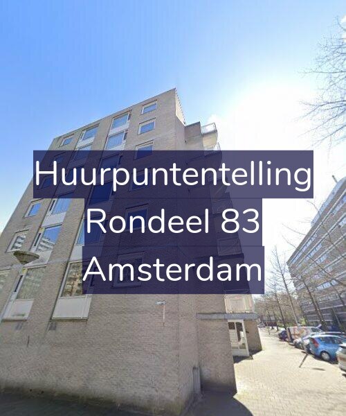 Foto gevel Huurpuntentelling voor Rondeel 83, Amsterdam