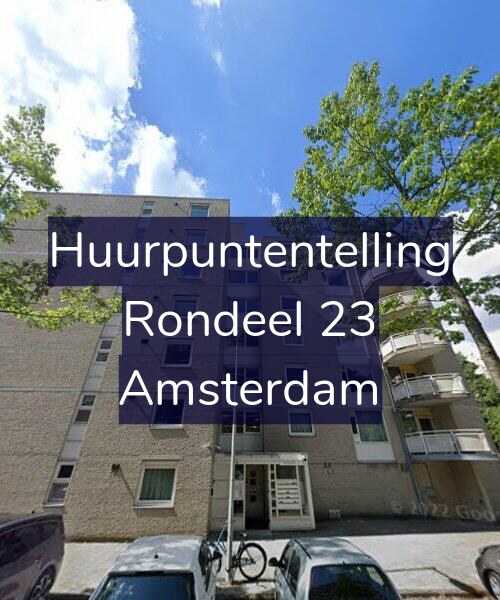 Foto gevel Huurpuntentelling voor Rondeel 23, Amsterdam