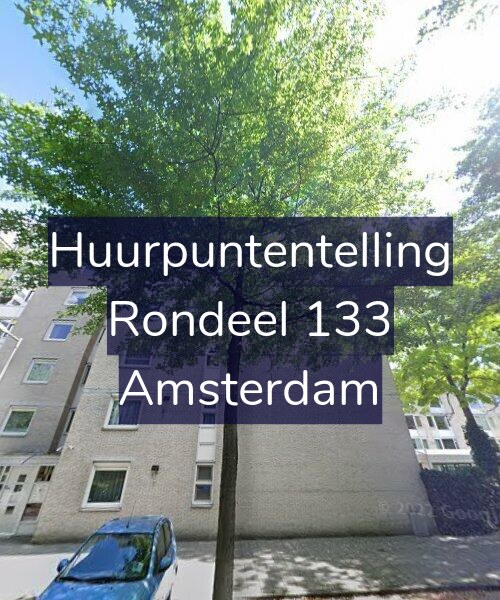 Foto gevel Huurpuntentelling voor Rondeel 133, Amsterdam