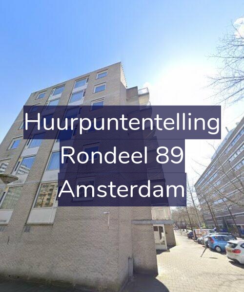 Foto gevel Huurpuntentelling voor Rondeel 89, Amsterdam