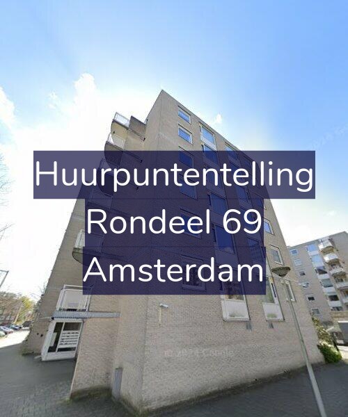 Foto gevel Huurpuntentelling voor Rondeel 69, Amsterdam