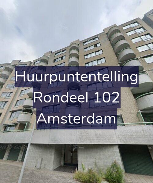 Foto gevel Huurpuntentelling voor Rondeel 102, Amsterdam