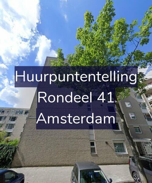 Foto gevel Huurpuntentelling voor Rondeel 41, Amsterdam