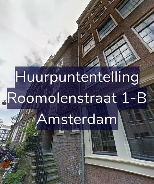 Foto gevel Huurpuntentelling voor Roomolenstraat 1-B, Amsterdam